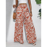 Palazzo Pants For Women Casual High Waist Printed Wide Leg Pant Trendy Boho Trousers Fashion Beach Outfits