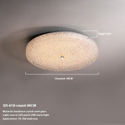 Light Luxury Crystal Bedroom Ceiling Lamp Designer Style