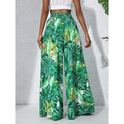 Palazzo Pants For Women Casual High Waist Printed Wide Leg Pant Trendy Boho Trousers Fashion Beach Outfits
