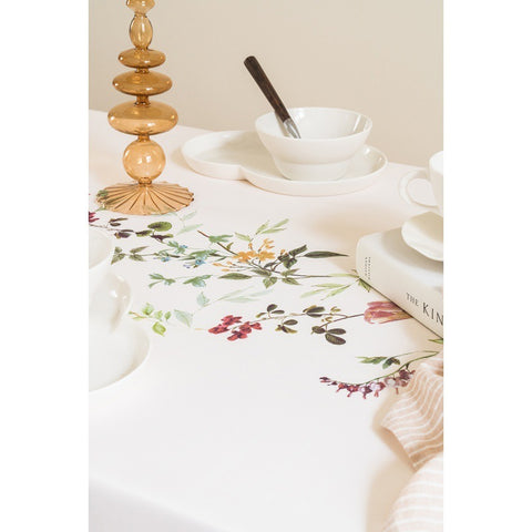 Pastoral Light Luxury Ins Designer Hand Painted Tablecloth