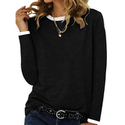 3 Pack Women's Long Sleeve T Shirts, Round Neck Basic Tops Fall Casual Trendy Tees Loose Fit Soft Clothes Outfits