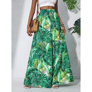 Palazzo Pants For Women Casual High Waist Printed Wide Leg Pant Trendy Boho Trousers Fashion Beach Outfits
