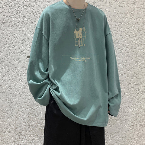 Trendy Plus Size Couple Outfits Hong Kong Style Loose Casual