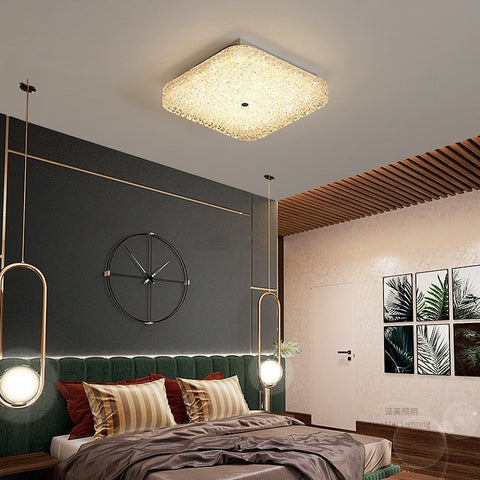 Light Luxury Crystal Bedroom Ceiling Lamp Designer Style