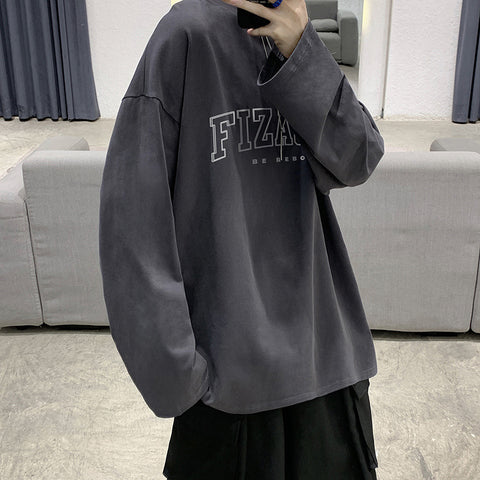 Trendy Plus Size Couple Outfits Hong Kong Style Loose Casual