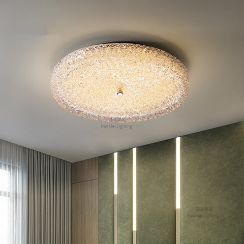 Light Luxury Crystal Bedroom Ceiling Lamp Designer Style